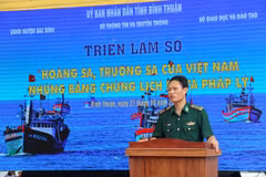 Exposition «Hoang Sa, Truong Sa du Vietnam - Preuves historiques et juridiques» à Binh Thuan