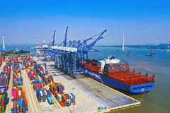 Le transport de marchandises via les port maritimes en janvier en hausse de 17%