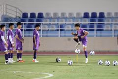 Mondial 2022: l'équipe vietnamienne se prépare pour son match contre Oman