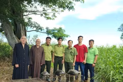 Neuf animaux sauvages relâchés dans la nature au Parc national d'U Minh Ha. Photo: VNA