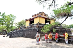 La beauté ancienne de Bi Dinh, pavillon des stèles à Hieu Lang. Photo: VI/VNA