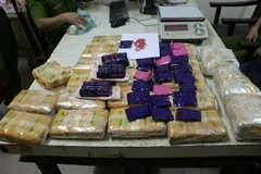 Plus de 20 kg de drogue ont été saisis. Photo: VNA