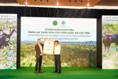 Le parc national de Cat Tien rejoint officiellement la Liste verte de l'UICN. Photo: WWF