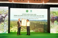 Le parc national de Cat Tien rejoint officiellement la Liste verte de l'UICN. Photo: WWF