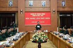 Conférence pour vulgariser le contenu du livre sur l’édification et le développement d'une culture vietnamienne avancée et riche en identité nationale, rédigé par le secrétaire général du Parti communiste du Vietnam (PCV), Nguyen Phu Trong. Photo: VNA
