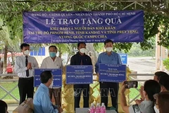 Hô Chi Minh-Ville aide pour la communauté des Cambodgiens d'origine vietnamienne