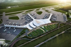 Construction des routes menant à l'aéroport de Long Thanh 