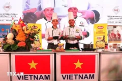 Un stand du Vietnam à l'IHE 2024. Photo : VNA