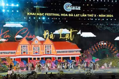Ouverture du 10e Festival des fleurs de Da Lat 2024. Photo : VNA