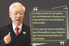 Les fortes directions du SG Nguyen Phu Trong sur la lutte contre la corruption 
