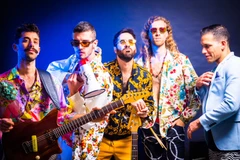 Le groupe de musique israélien Gute Gute en concert à Hanoï