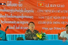 Le ministère vietnamien de la Défense remet les travaux de réparation au Laos