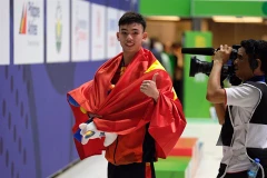 SEA Games 30 : le joli coup double de Nguyên Huy Hoàng