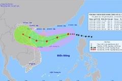 Le typhon Nesat est entré en Mer Orientale