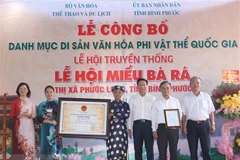 Binh Phuoc : la fête du temple Ba Ra reconnue patrimoine culturel immatériel national