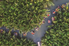 Succès fulgurant des "bateaux-paniers" de Hôi An