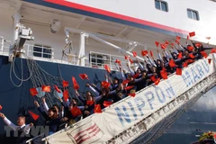 Le bateau de la jeunesse ASEAN-Japon arrive à Ho Chi Minh-Ville