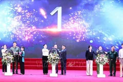 Célébration de la Journée mondiale de la lutte contre la traite des êtres humains à Lao Cai. Photo: VNA