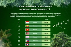 LE VIETNAM SE CLASSE AU 14è MONDIAL EN BIODIVERSITÉ 
