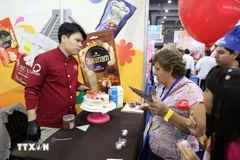 Le stand de Tan Nhat Huong au salon MEXIPAN 2024 au Mexique. Photo: VNA