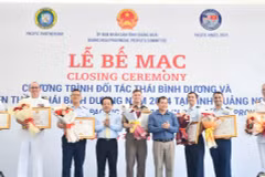 Clôture du Programme sur le Partenariat Pacifique et l'Ange du Pacifique 2024 à Quang Ngai. Photo: VNA