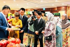 La cuisine vietnamienne présentée au festival du Nouvel An de Brunei. Photo: VNA