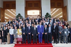 Réception de la délégation du Conseil d’affaires UE-ASEAN. Photo: VNA
