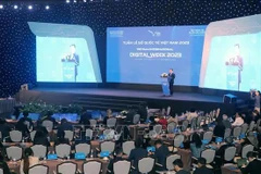 Ouverture de la Semaine numérique internationale du Vietnam 2023. Photo: VNA