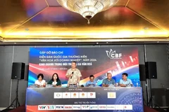 Conférence de presse sur le 4e forum national « Culture et entreprises ». Photo: VNA