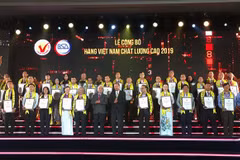 Le certificat « Produits vietnamiens de haute qualité 2019 » remis à 524 entreprises