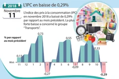 [Infographie] Novembre: l’IPC en baisse de 0,29%