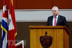 Le président cubain exprime sa gratitude au Vietnam et à ses amis internationaux