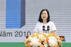 La ministre de la Santé Dao Hong Lan. Photo : VNA