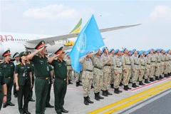La rotation 2 de l'unité de génie militaire revient de sa mission de maintien de la paix à Abyei