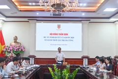 Lors de la réunion. Photo : baochinhphu.vn