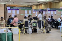 Un bureau électoral du Sénat à Bangkok, en Thaïlande. (Photo : VNA)