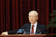 Le secrétaire général du Vietnam Nguyen Phu Trong. Photo : VNA