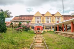 Vue de la gare de Da Lat dans la ville de Da Lat. (Photo avec l'aimable autorisation d'Agoda Vietnam)