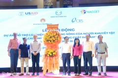 Lors de la cérémonie de lancement du projet à Dong Nai. Photo : VNA 