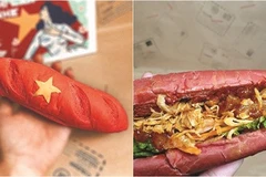 Le bánh mì rouge et jaune, une création patriotique
