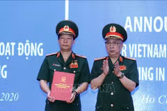 Création de l'hôpital de campagne du niveau 2 N°3 du Vietnam au Soudan du Sud.