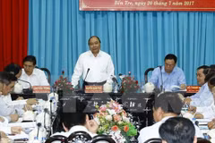 Le PM Nguyên Xuân Phuc exhorte Bên Tre à transformer les défis en opportunités