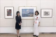Un tableau d’une lycéenne vietnamienne présenté au Japon