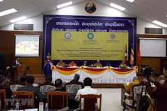 Un séminaire scientifique international sur le bouddhisme vietnamien au Laos