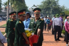 Inhumation des restes de soldats tombés au Cambodge et au Laos 