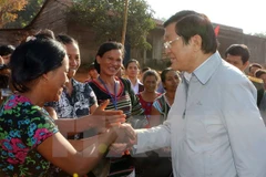 Le président Truong Tan Sang visite la province de Dak Nong