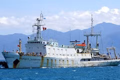 Un navire hydrographique de la Marine russe au Vietnam