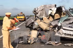 Les accidents de la route tuent 210 personnes en huit jours de vacances du Têt