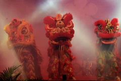 Delta du Mékong: ouverture du 1er tournoi de danse de la licorne