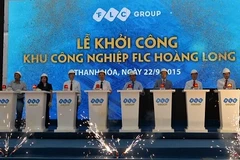 Mise en chantier de la zone industrielle FLC Hoàng Long 